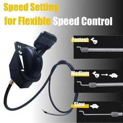 YOPADE throttle cable casing texture detail protecting inner wire for durability