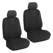 YoRise front seat cover installed showing protection and sleek look