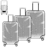 Yotako front view clear suitcase covers showing protection and visibility