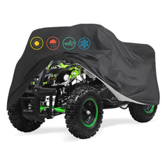 YOTOM front view of ATV cover showing full-fit protection