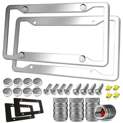 YoUoY chrome front frame showing mirror-polished finish and premium look