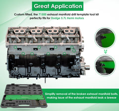 Yoursme closeup of drill plate alignment keeping drills centered for safe extraction