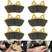 Yoursme front packaging showing the 2 front and 1 rear brake pads and clear fitment info