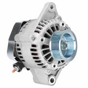 Youxmoto alternator front view showing mounting points and durable housing benefit reliability