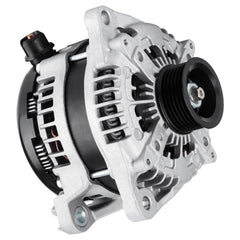 Youxmoto alternator front view showing mounting points and benefit of easy fit