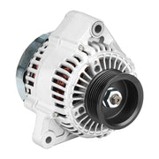 Youxmoto front view alternator showing mounting points and 80A rating benefit reliable fit