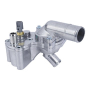 YOUYIEN thermostat housing front view showing bolt pattern and fit benefit