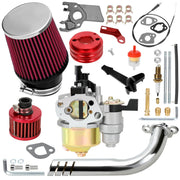 YOXUFA carburetor front view showing intake and mounting for improved throttle response