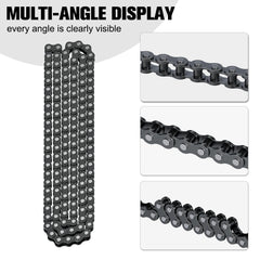 YOXUFA hand holding chain to show scale and correct 420 fitment