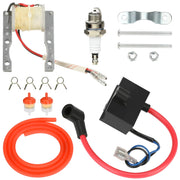 YOXUFA front view of complete ignition kit, shows included parts and ready replacement