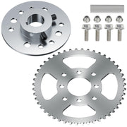 YOXUFA front view sprocket hub showing bolt pattern and finish for reliable mounting