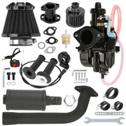 YOXUFA front assembly showing kit components and quick-fit benefit