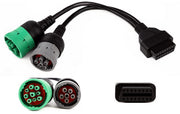 YPP front OBD2 connector showing secure overmolded grip for reliable hookups