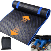 YQCQWL front view showing compact rolling creeper mat, easy access benefit