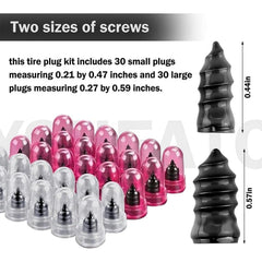 Yshfato laid-out kit parts displaying plugs and screwdriver for quick access
