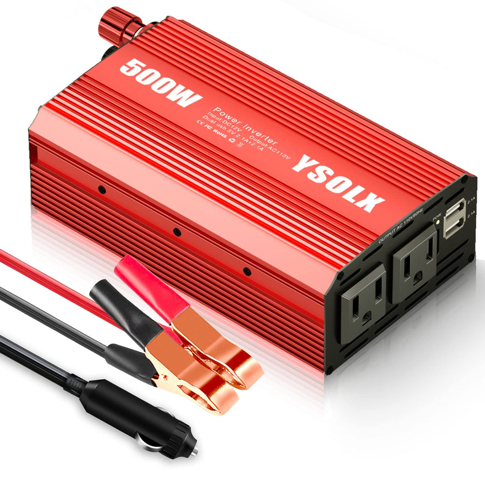 YSOLX front panel showing AC sockets and LED indicators for safe monitoring