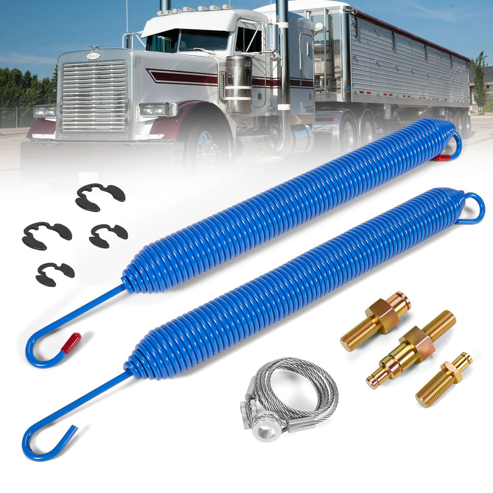 Ytrica hood spring kit front assembly showing parts for quick replacement