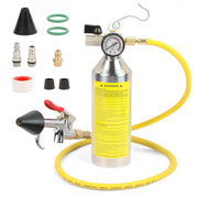 YUANRI stainless steel canister front view showing durable construction and capacity