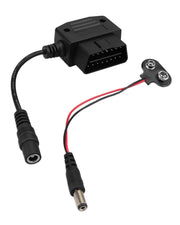 YUANTUO front view of OBD2 memory saver showing compact design and quick use benefit