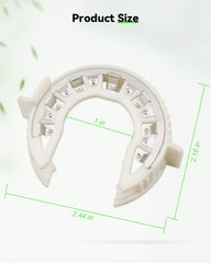 YUANTUO clip beside a coin showing compact size for easy handling and installation
