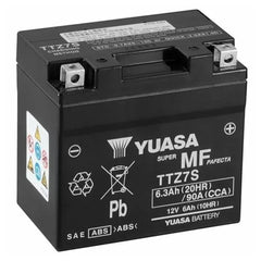 Yuasa YUAM72Z14 front view showing compact case and ready-to-install benefit