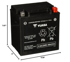 Yuasa YIX30L installed in an ATV demonstrating reliable cold-start power