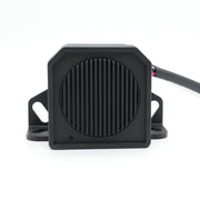 YUESONIC front view mounted on vehicle showing clear warning placement and visibility