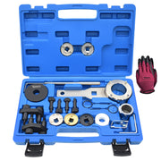 Yuesstloo front case open showing organized tool kit for accurate timing