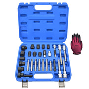 Yuesstloo open case showing organized 30-piece kit and easy transport benefits