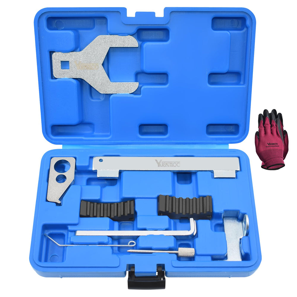 Yuesstloo front case view showing full timing tool kit and organized storage benefit