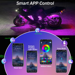 YUGUANG app on smartphone displaying color picker for custom control benefit