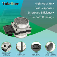 Yukrotor installed under hood showing direct-fit replacement and restored airflow readings