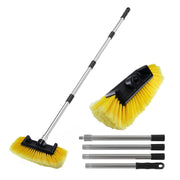 YULOOSI front brush head showing five-sided design and safer cleaning