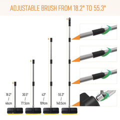 YULOOSI brush cleaning car roof from ground reducing ladder use