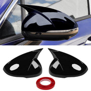Yumzeco front view of mirror cover pair showing fit and finish benefit