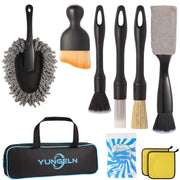Yungeln kit overview showing full brush set and accessories for thorough cleaning