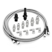 Yunnergo front view of complete 70 inch kit showing hoses and fittings, durable plumbing
