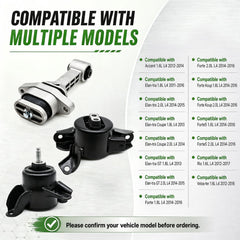 Yunnergo left transmission mount angled view demonstrating secure automatic-transmission support
