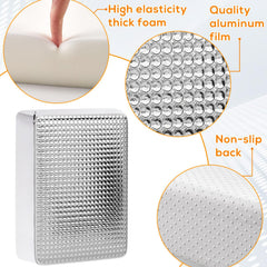 YUNVI foam core cutaway close-up showing thick insulation benefit