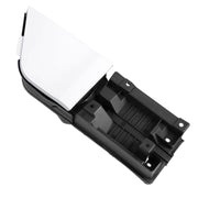 YZQPNB front view of fuel door showing clean OEM-style fit and restored appearance