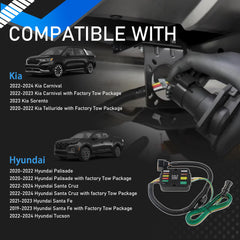 YzusGomumu installed on Hyundai Santa Fe demonstrating reliable trailer lighting