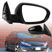 YzusGomumu right passenger mirror front view showing clear glass and fitment benefit