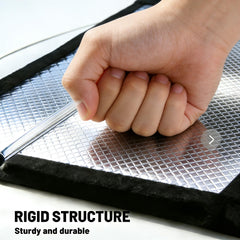 YZZWATW folded shade in storage bag for compact transport and clean storage
