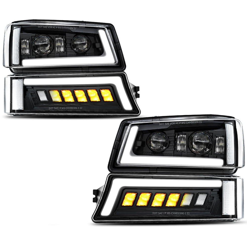Z-OFFROAD front assembly on Silverado showing modern look and improved visibility