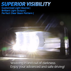 Z-OFFROAD fog light installed on Silverado bumper demonstrating factory fit