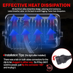 Z-OFFROAD side profile aluminum housing for better heat dissipation