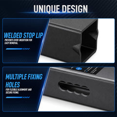 Zahawn lock pin detail providing anti-theft security and durable fastening