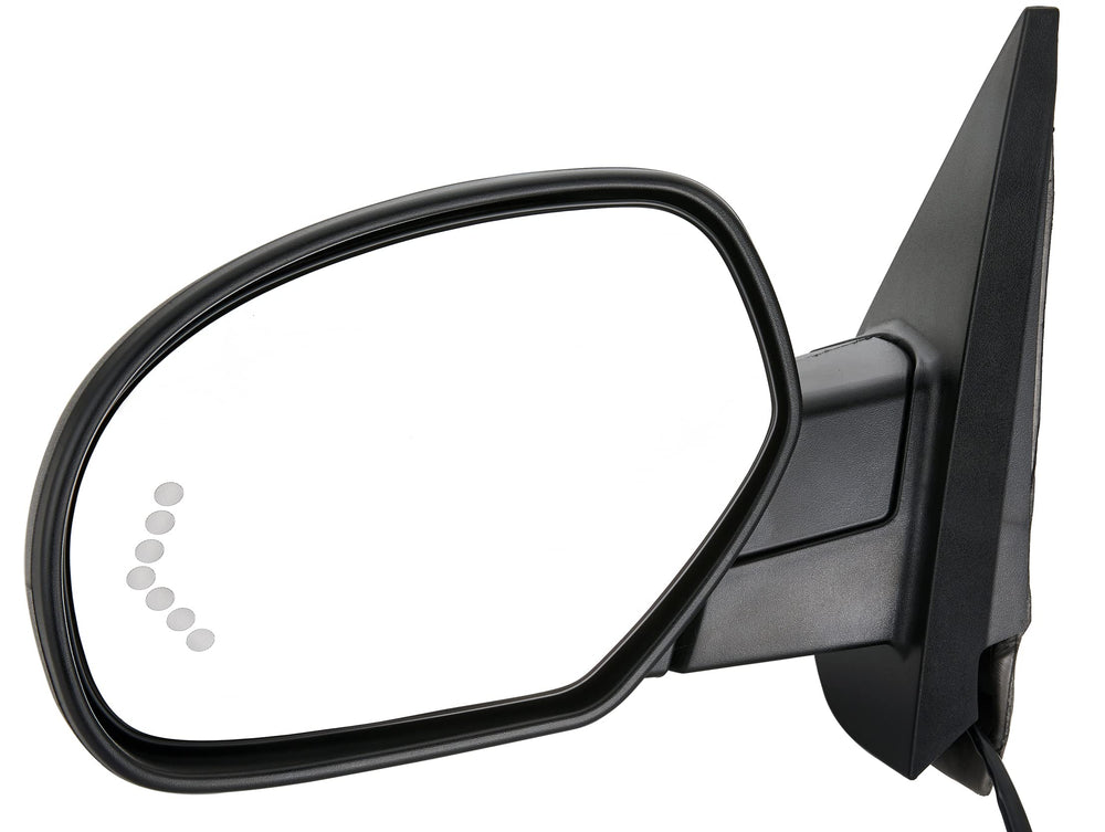 ZAPOSTS driver-side mirror front view showing fit and finish with exact OEM styling