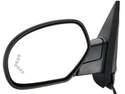 ZAPOSTS driver-side mirror front view showing fit and finish with exact OEM styling