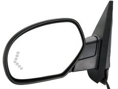 ZAPOSTS driver-side mirror front view showing fit and finish with exact OEM styling